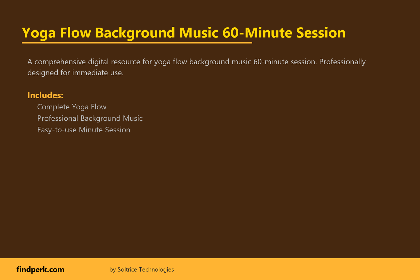 Yoga Flow Background Music 60-Minute Session