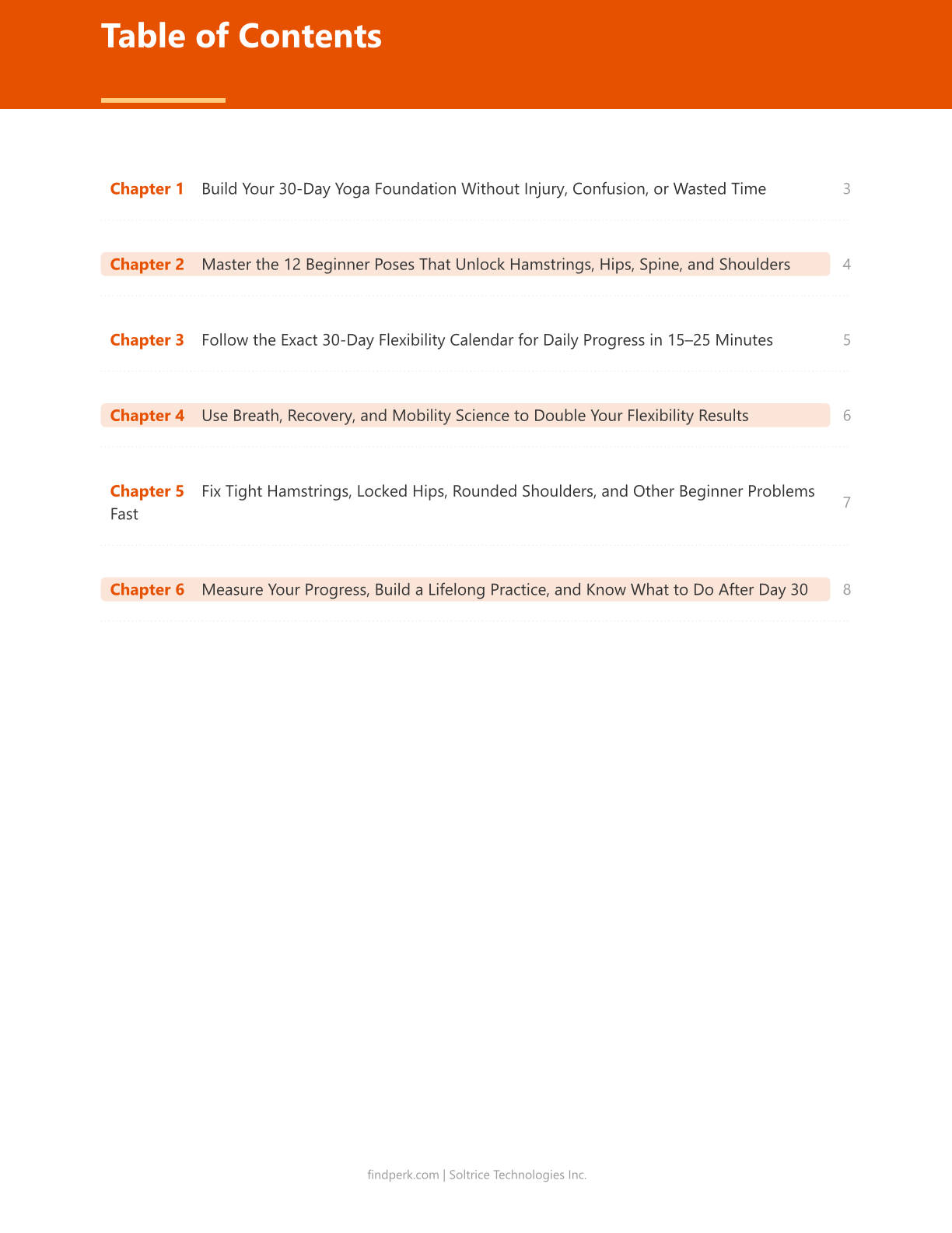 Yoga for Beginners 30-Day Flexibility Program