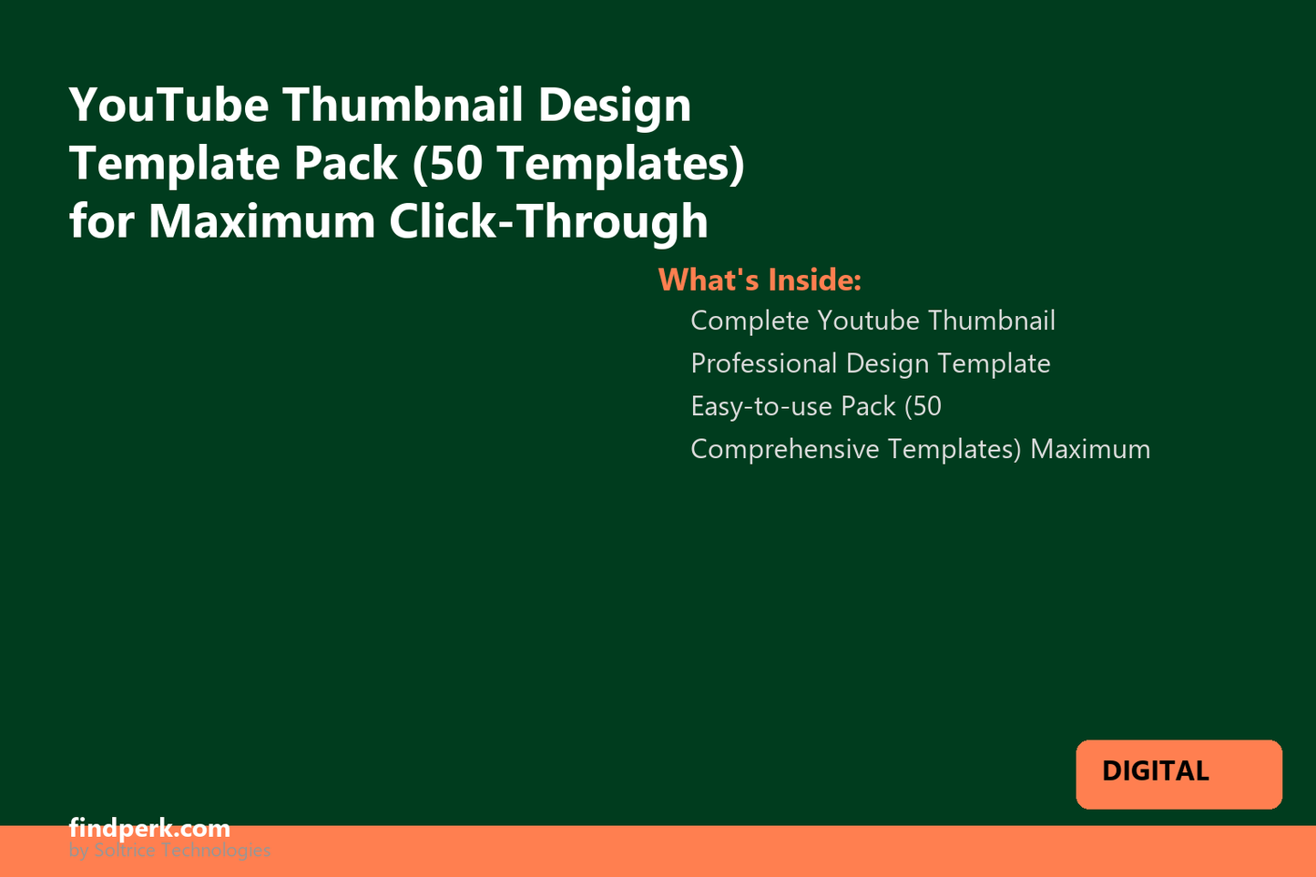 YouTube Thumbnail Design Template Pack (50 Templates) for Maximum Click-Through Rate
